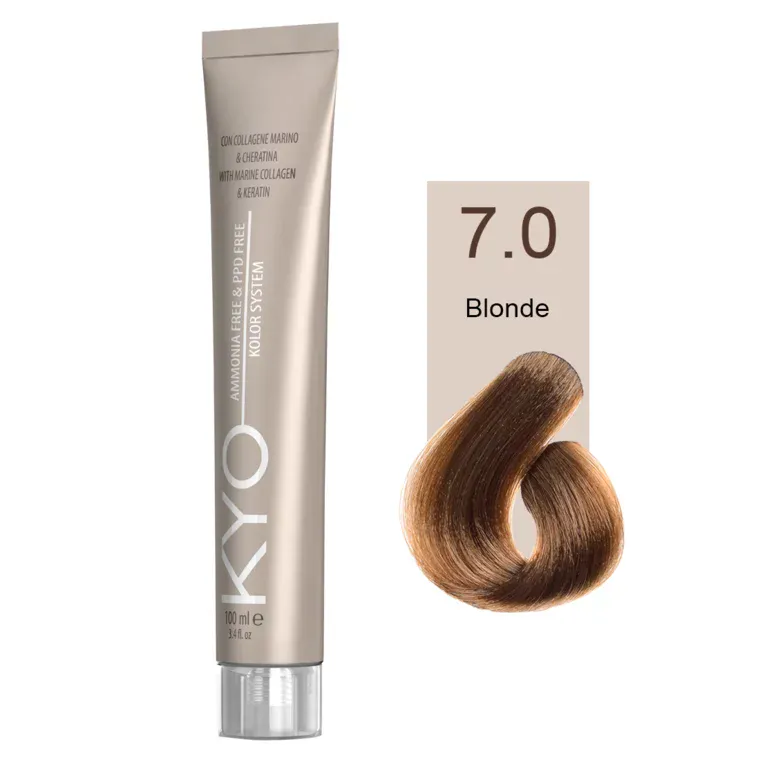 Prirodne nijanse - farba za kosu bez amonijaka 100 ml — Plava 7.0 — slika 1