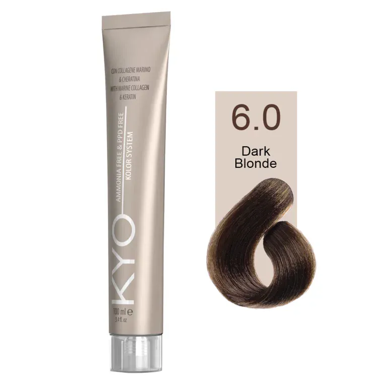 Prirodne nijanse - farba za kosu bez amonijaka 100 ml — Tamnoplava 6.0 — slika 1