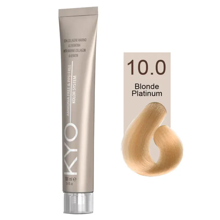 Prirodne nijanse - farba za kosu bez amonijaka 100 ml — Platinastoplava 10.0 — slika 1