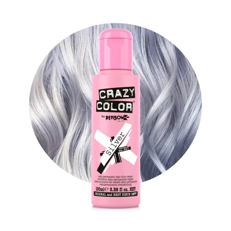 Polutrajna farba za kosu 100 ml — Silver — slika 1