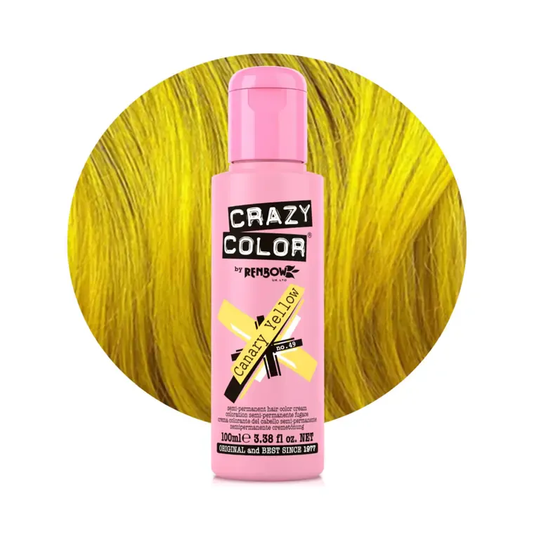 Polutrajna farba za kosu 100 ml — Canary Yellow — slika 1