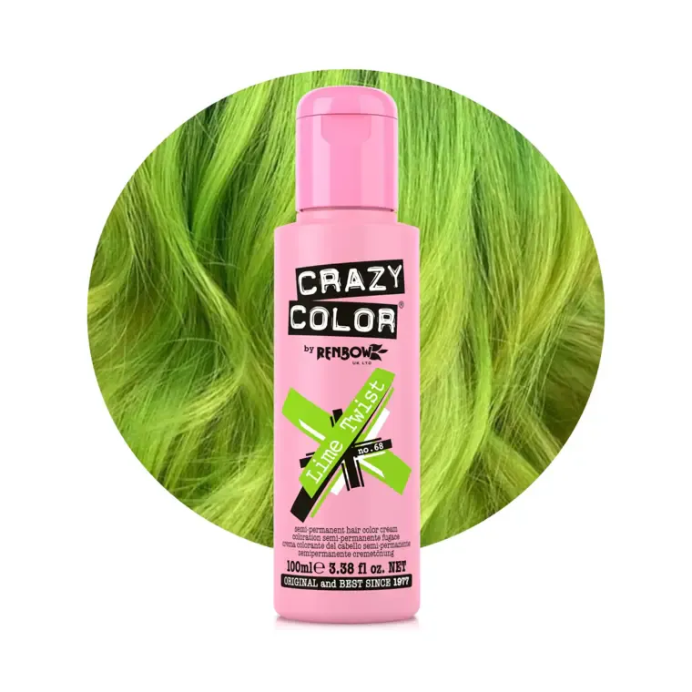 Polutrajna farba za kosu 100 ml — Lime Twist — slika 1