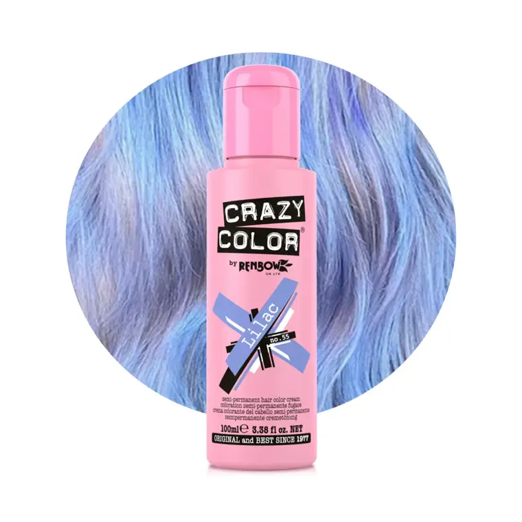 Polutrajna farba za kosu 100 ml — Lilac — slika 1