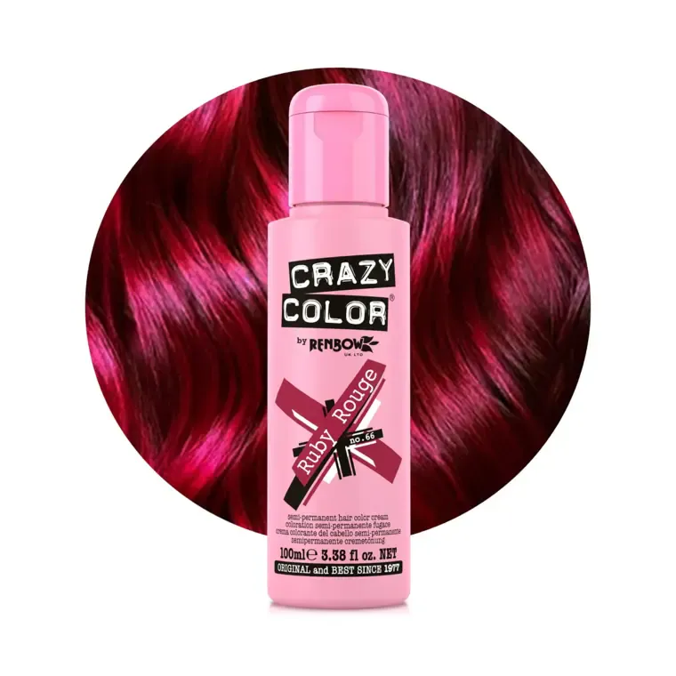 Polutrajna farba za kosu 100 ml — Ruby Rouge — slika 1