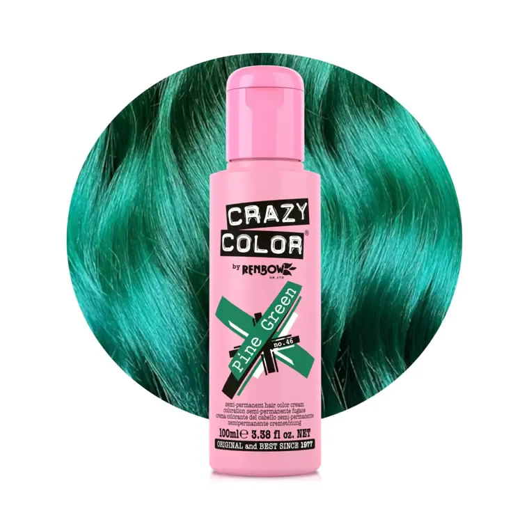 Polutrajna farba za kosu 100 ml — Pine Green — slika 1