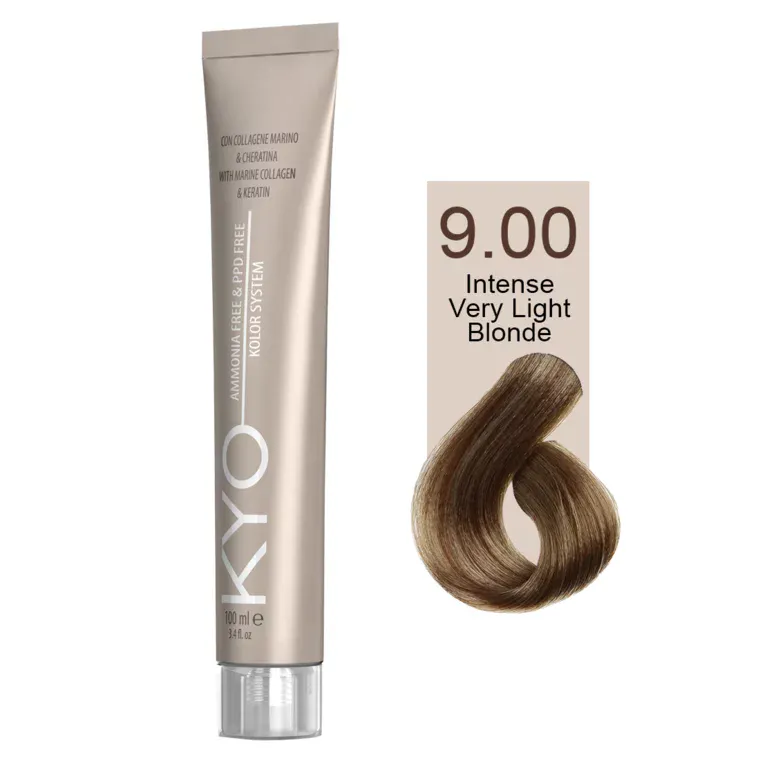 Prirodne intenzivne nijanse - farba za kosu bez amonijaka 100 ml — Intenzivna veoma svetloplava 9.00 — slika 1