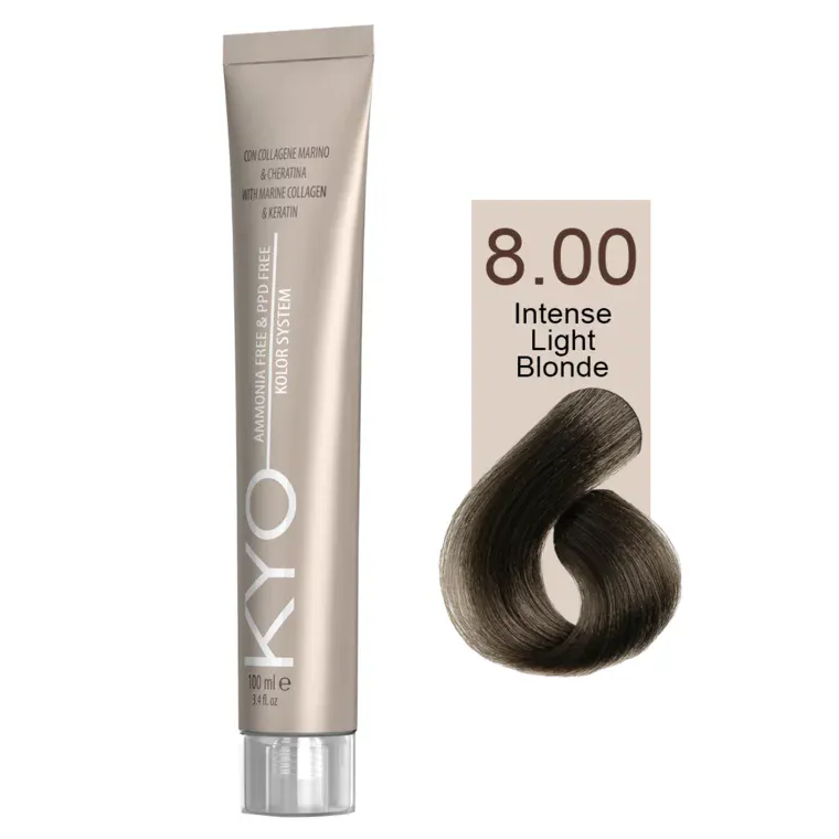 Prirodne intenzivne nijanse - farba za kosu bez amonijaka 100 ml — Intenzivna svetloplava 8.00 — slika 1