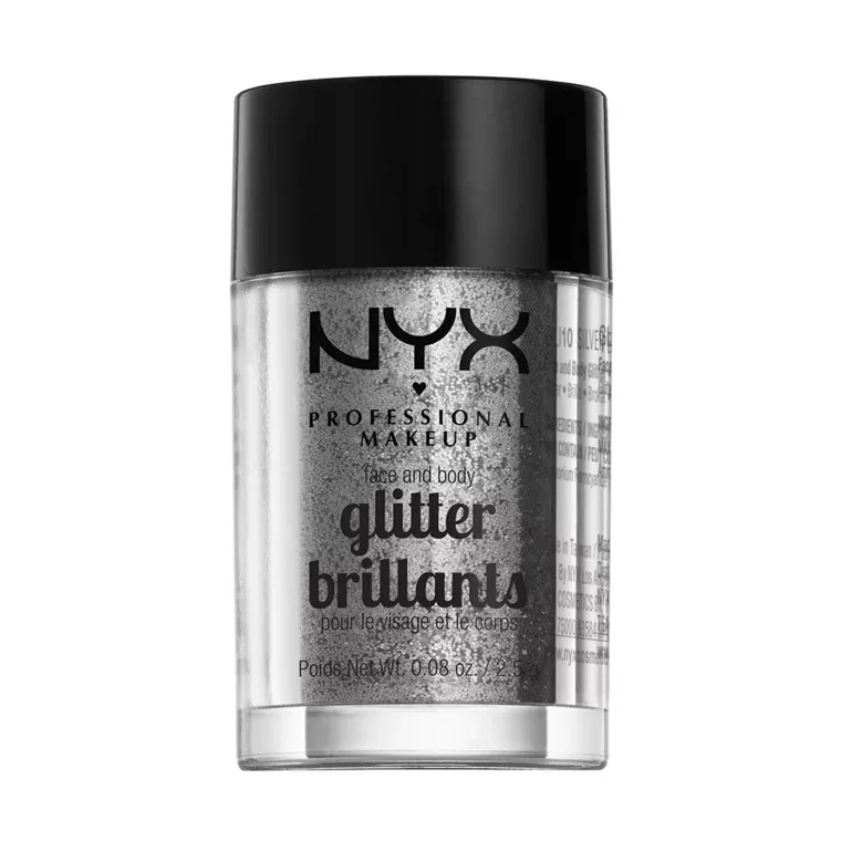 Gliter za lice i telo - Brillants — Silver GLI10 — slika 1