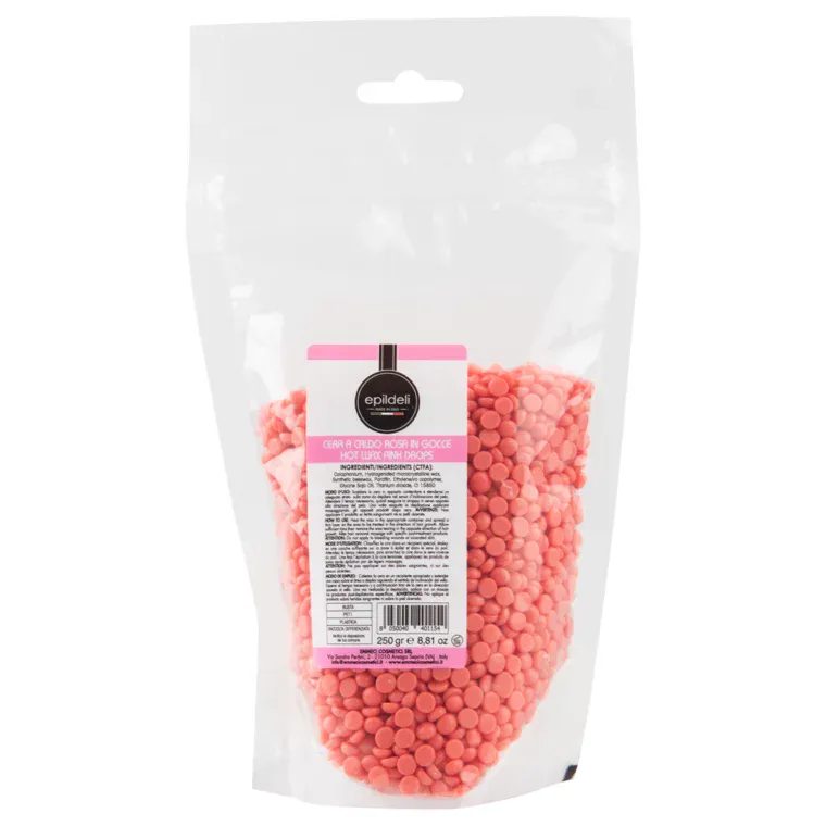 Vosak za toplu depilaciju EMMECI Epildeli Pink - granule — 250g — slika 1