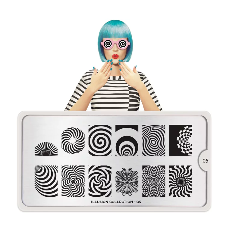 Šablon za pečate MOYOU Illusion 05 — slika 1