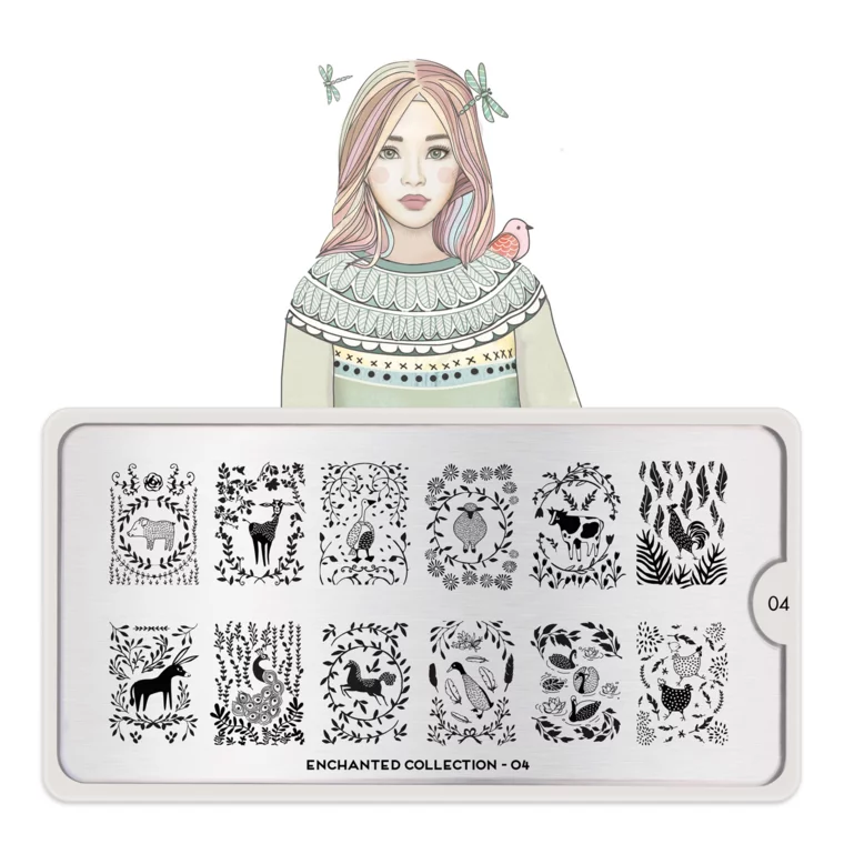 Šablon za pečate MOYOU Enchanted 04 — slika 1