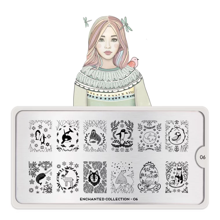 Šablon za pečate MOYOU Enchanted 06 — slika 1
