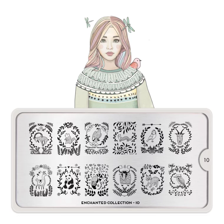 Šablon za pečate MOYOU Enchanted 10 — slika 1