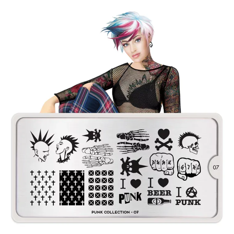 Šablon za pečate MOYOU Punk 07 — slika 1