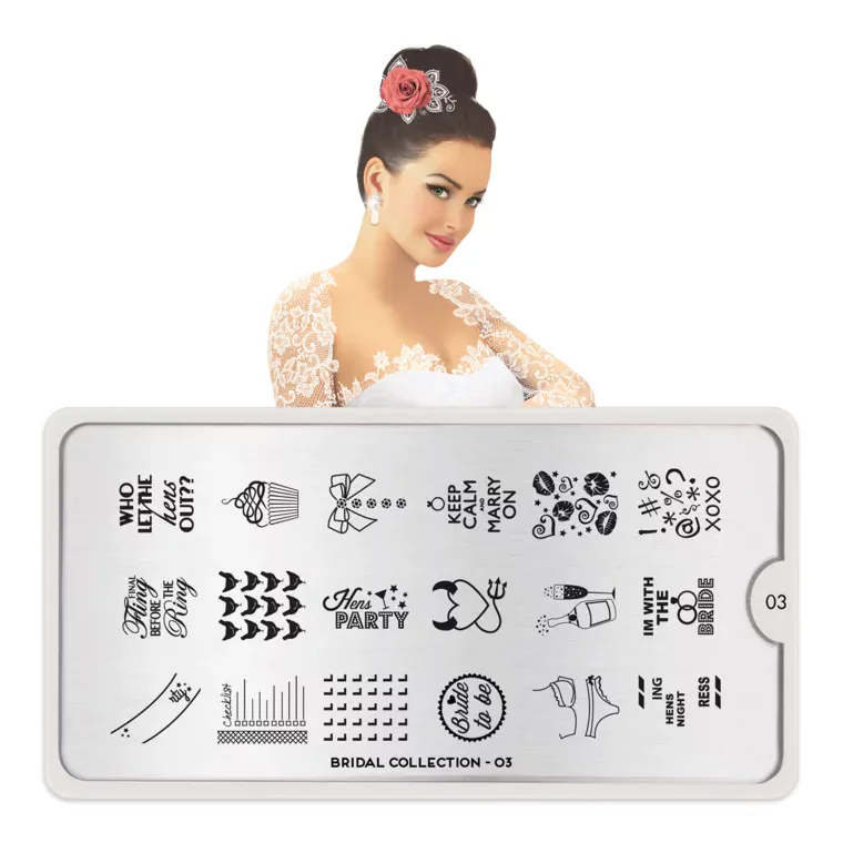 Šablon za pečate MOYOU Bridal 03 — slika 1
