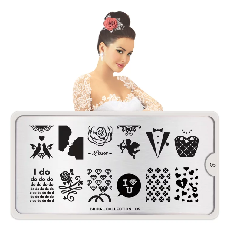 Šablon za pečate MOYOU Bridal 05 — slika 1