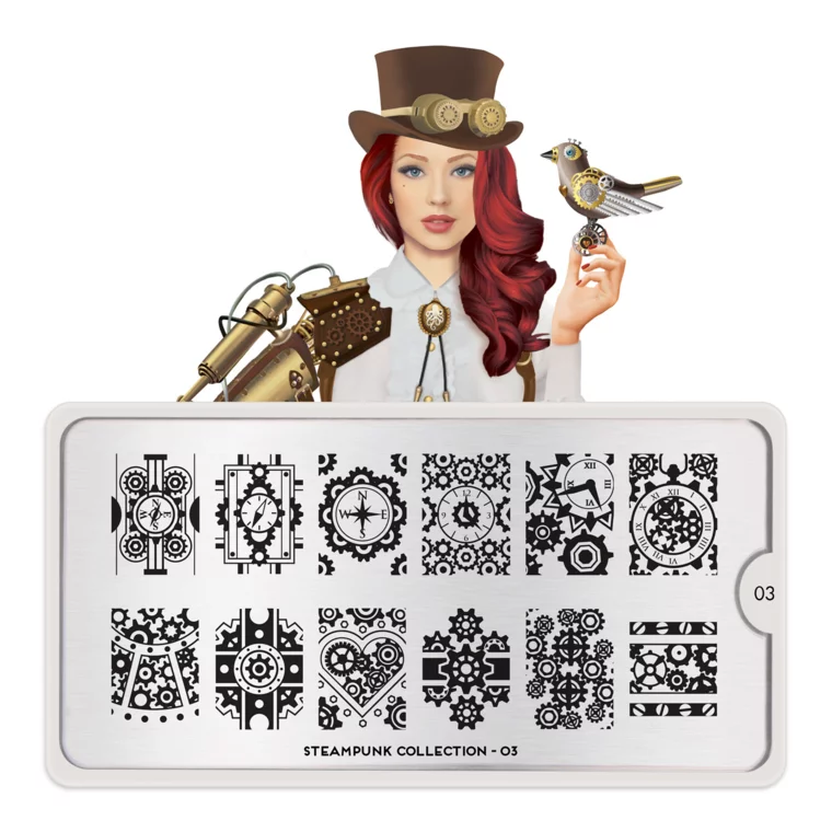 Šablon za pečate MOYOU Steampunk 03 — slika 1