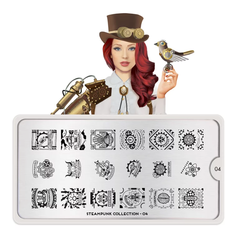 Šablon za pečate MOYOU Steampunk 04 — slika 1