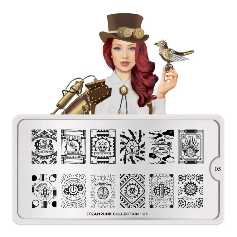 Šablon za pečate MOYOU Steampunk 05 — slika 1