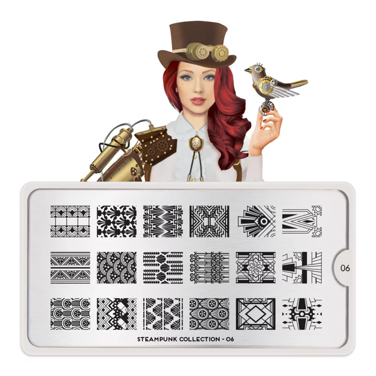 Šablon za pečate MOYOU Steampunk 06 — slika 1