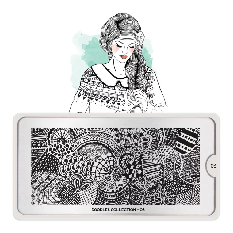 Šablon za pečate MOYOU Doodles 06 — slika 1
