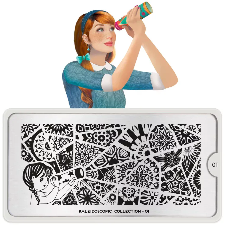 Šablon za pečate MOYOU Kaleidoscope 01 — slika 1