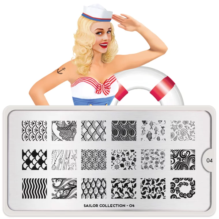 Šablon za pečate MOYOU Sailor 04 — slika 1