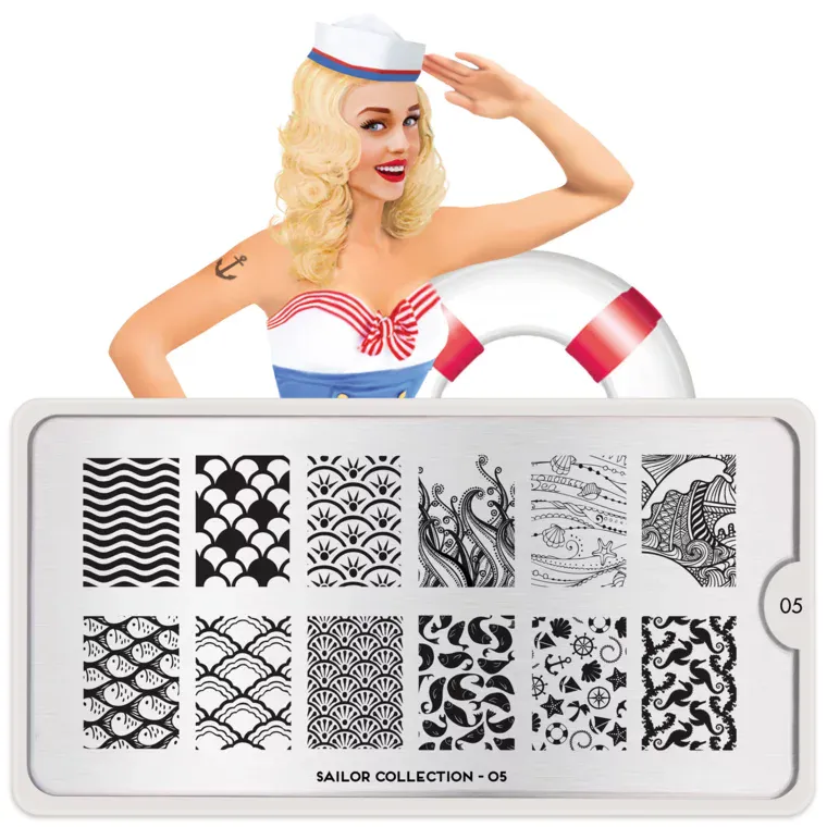 Šablon za pečate MOYOU Sailor 05 — slika 1