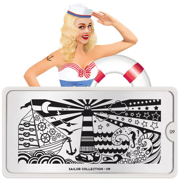 Šablon za pečate MOYOU Sailor 09 — slika 1