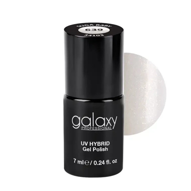 WHITES - trajni lak za nokte UV/LED Hybrid 7 ml — Suga Baby S639 — slika 1