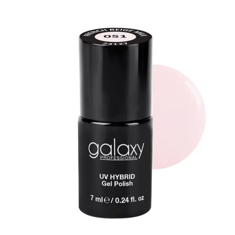 WHITES - trajni lak za nokte UV/LED Hybrid 7 ml — French Beige Milk S051 — slika 1