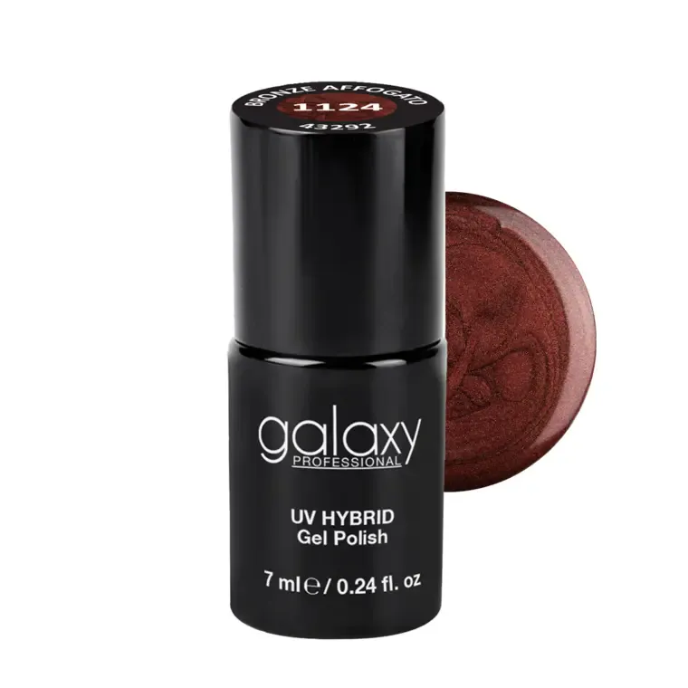 BROWNY - trajni lak za nokte UV/LED Hybrid 7 ml — Bronze Affogato S1124 — slika 1