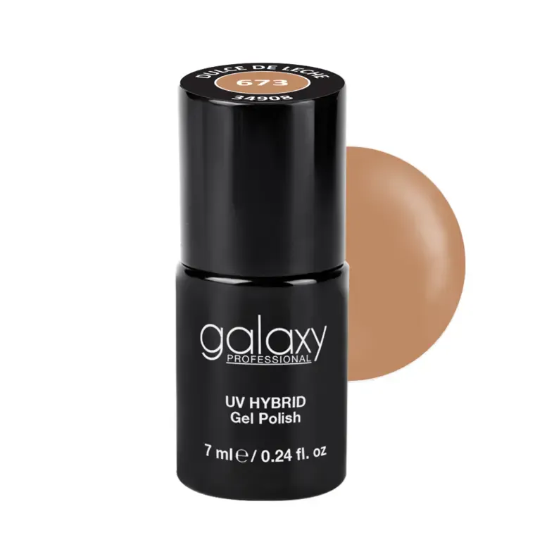 BROWNY - trajni lak za nokte UV/LED Hybrid 7 ml — Dulce De Leche S673 — slika 1