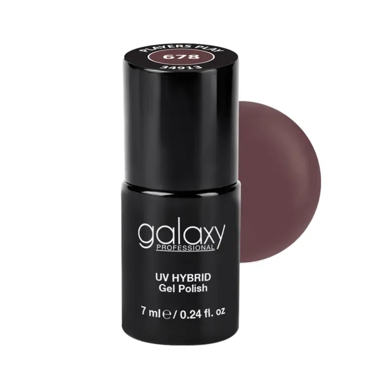 BROWNY - trajni lak za nokte UV/LED Hybrid 7 ml — Players Play S678 — slika 1