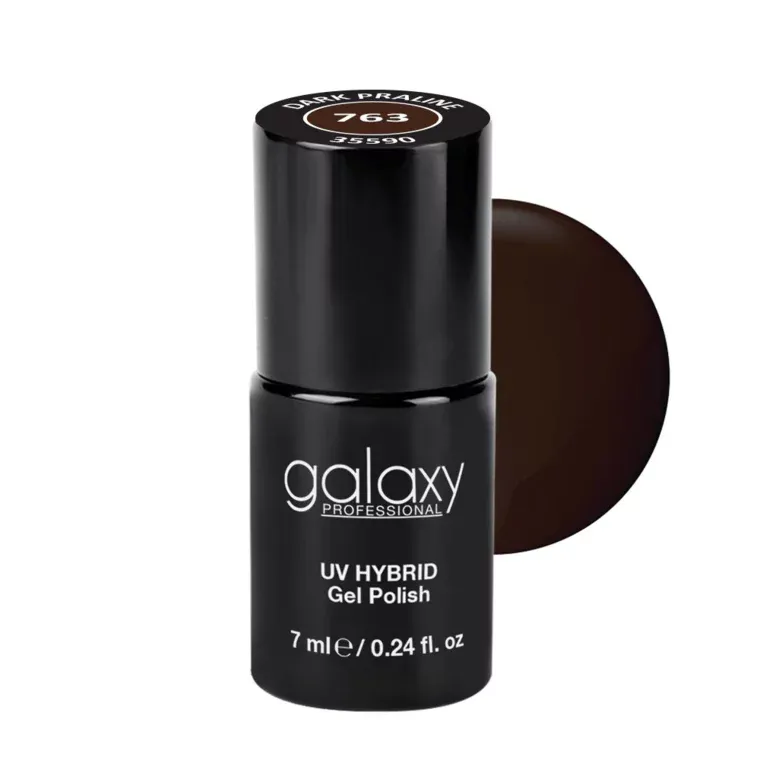 BROWNY - trajni lak za nokte UV/LED Hybrid 7 ml — Dark Praline S763 — slika 1