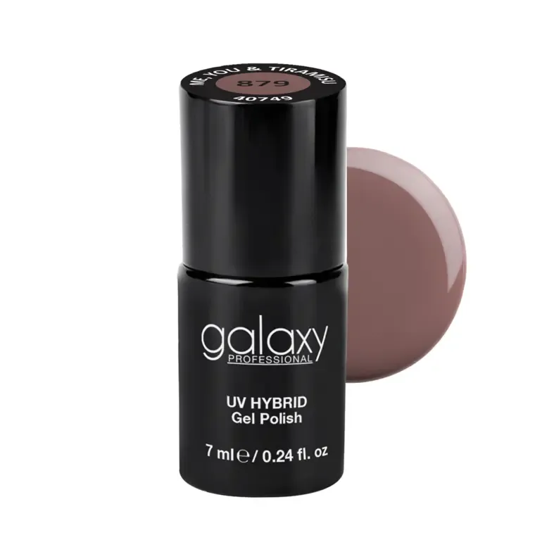 BROWNY - trajni lak za nokte UV/LED Hybrid 7 ml — Me, You & Tiramisu S879 — slika 1