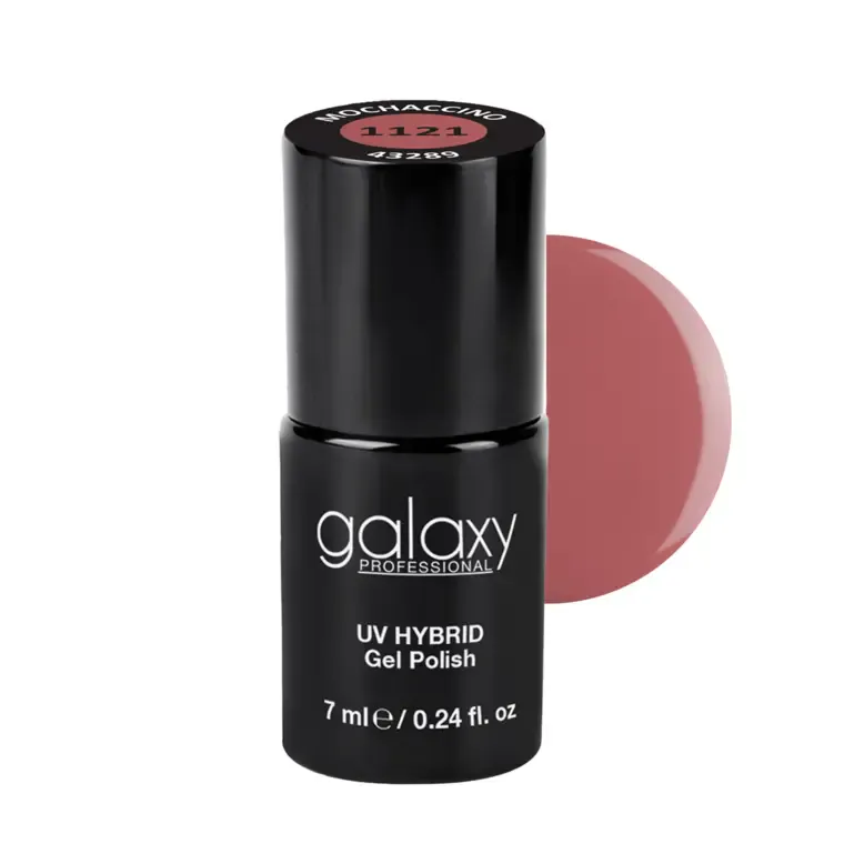 BROWNY - trajni lak za nokte UV/LED Hybrid 7 ml — Mochaccino S1121 — slika 1