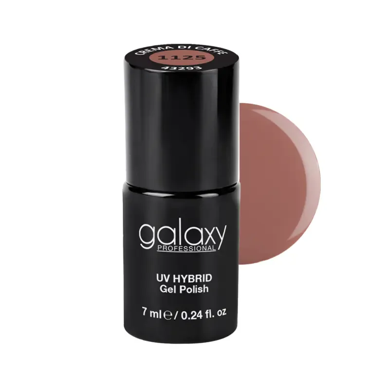 BROWNY - trajni lak za nokte UV/LED Hybrid 7 ml — Crema di Caffe S1125 — slika 1