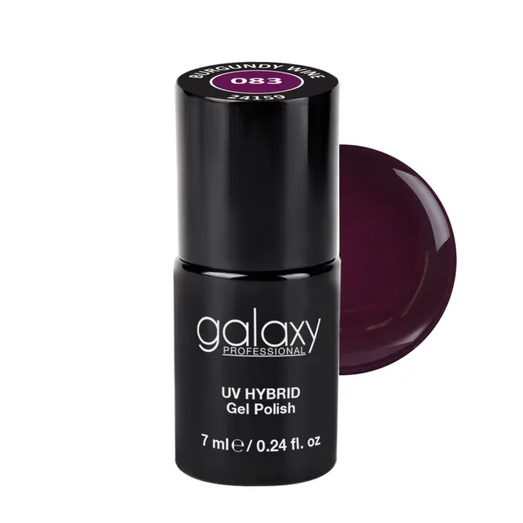 MYSTICAL - trajni lak za nokte UV/LED Hybrid 7 ml — Burgundy Wine S083 — slika 1