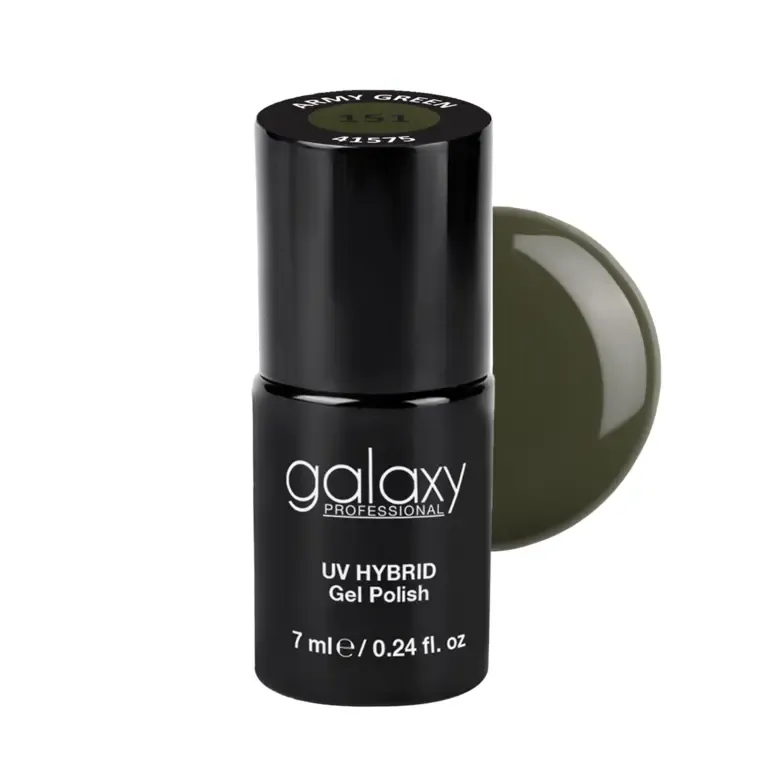 GREENS - trajni lak za nokte UV/LED Hybrid 7 ml — Army Green S151 — slika 1