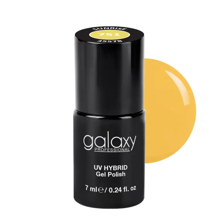 YELLOWS - trajni lak za nokte UV/LED Hybrid 7 ml — Sunrise S751 — slika 1