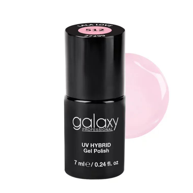 POWDER ROSE - trajni lak za nokte UV/LED Hybrid 7 ml — Lala Love S512 — slika 1