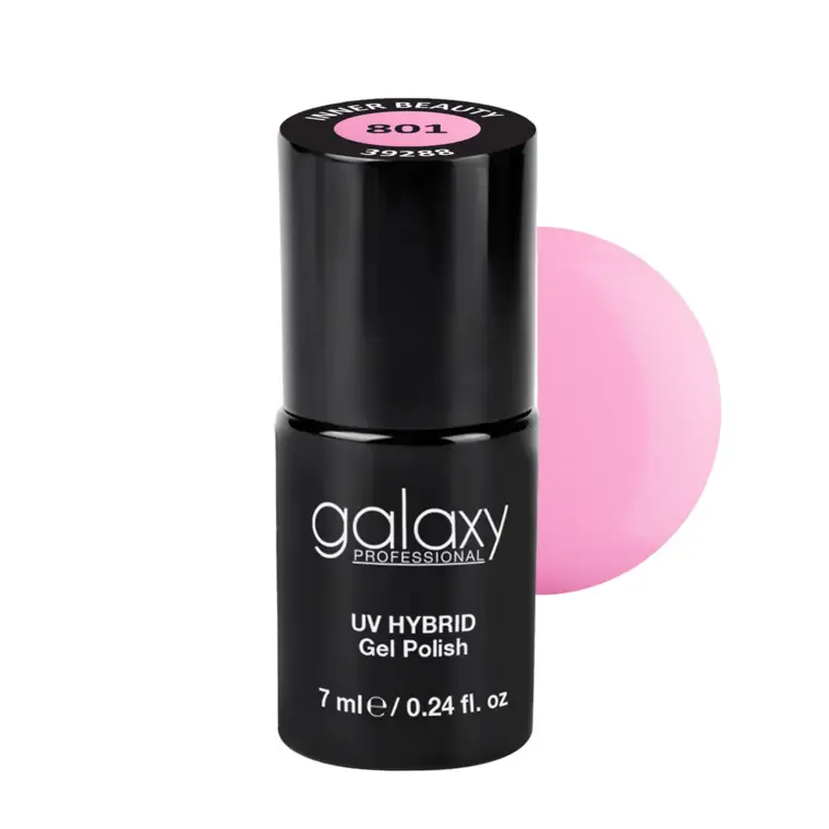 POWDER ROSE - trajni lak za nokte UV/LED Hybrid 7 ml — Inner Beauty S801 — slika 1