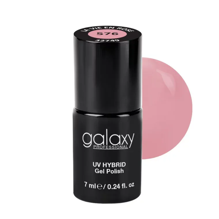 POWDER ROSE - trajni lak za nokte UV/LED Hybrid 7 ml — La Vie en Rose S576 — slika 1