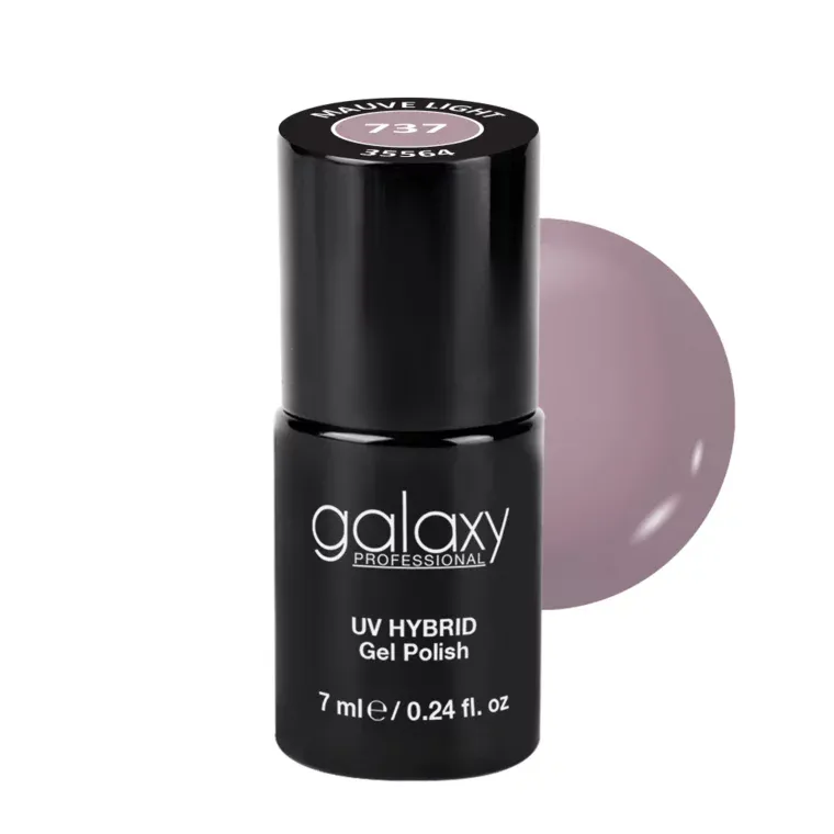 POWDER ROSE - trajni lak za nokte UV/LED Hybrid 7 ml — Mauve Light S737 — slika 1
