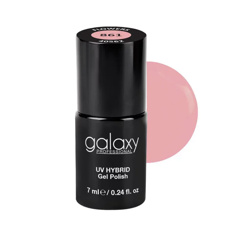 POWDER ROSE - trajni lak za nokte UV/LED Hybrid 7 ml — Flowers S861 — slika 1