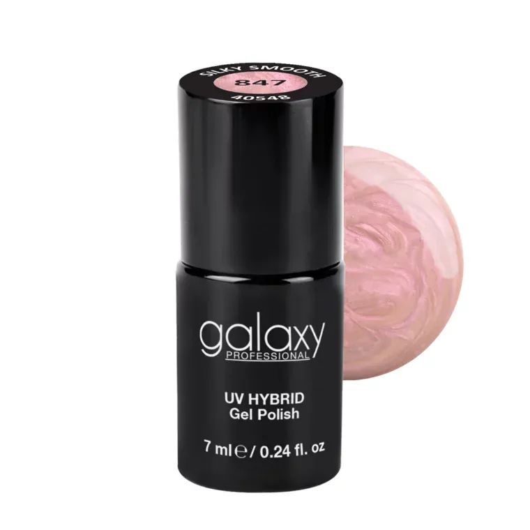 POWDER ROSE - trajni lak za nokte UV/LED Hybrid 7 ml — Silky Smooth S847 — slika 1