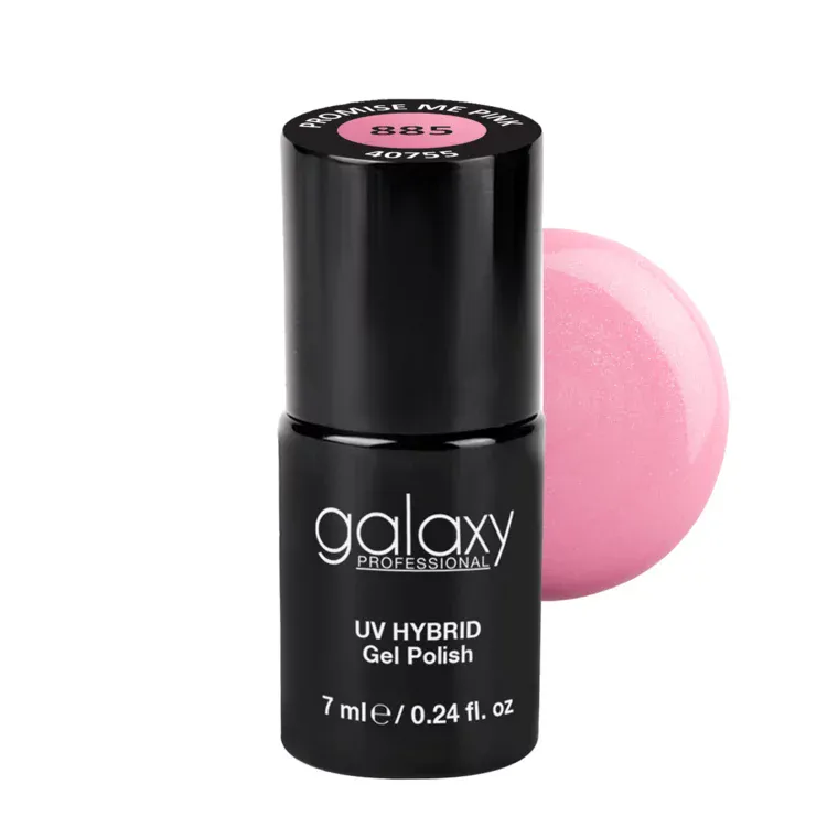 POWDER ROSE - trajni lak za nokte UV/LED Hybrid 7 ml — Promise Me Pink S885 — slika 1