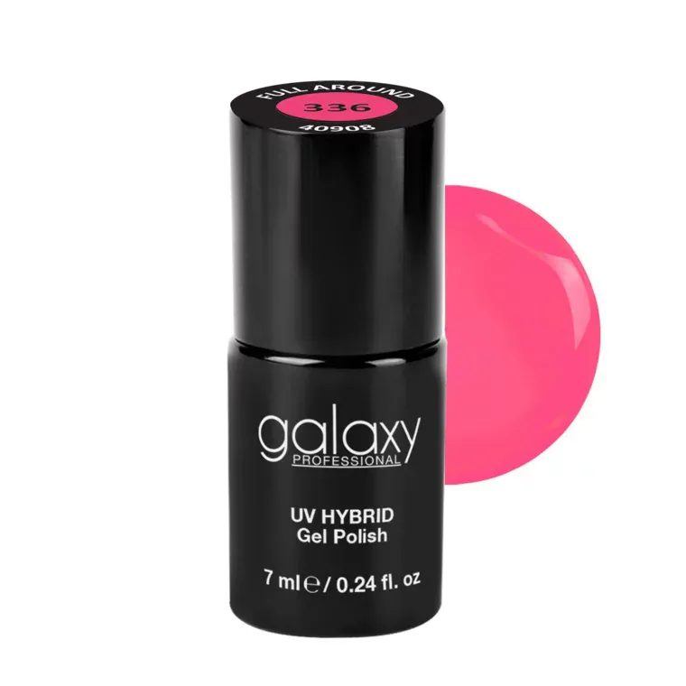 INTENSE PINK - trajni lak za nokte UV/LED Hybrid 7 ml — Full Around S336 — slika 1