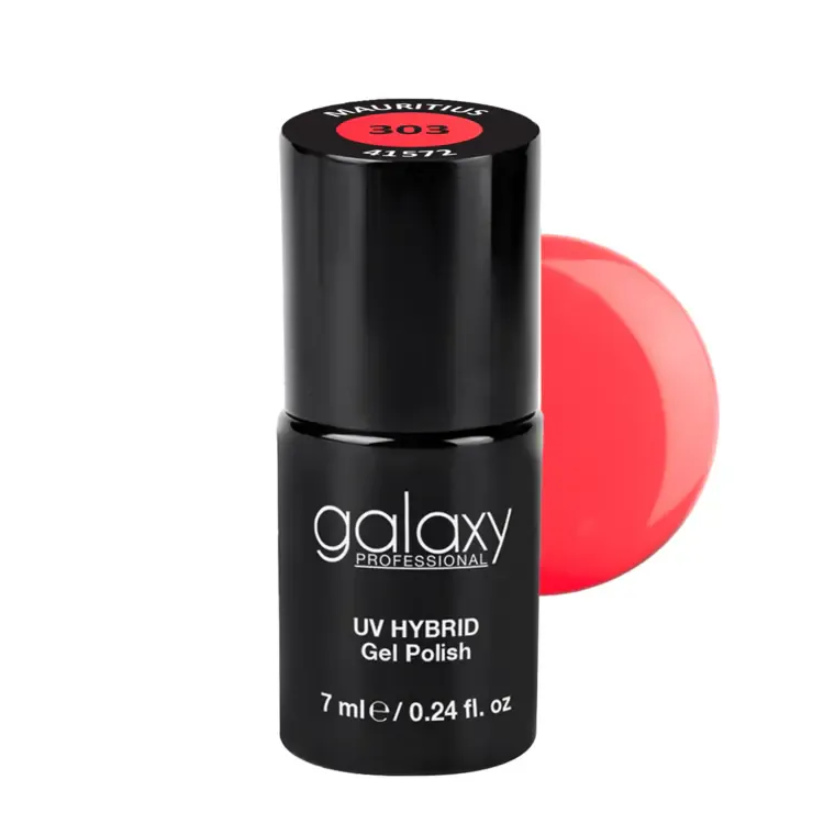 INTENSE PINK - trajni lak za nokte UV/LED Hybrid 7 ml — Mauritius S303 — slika 1